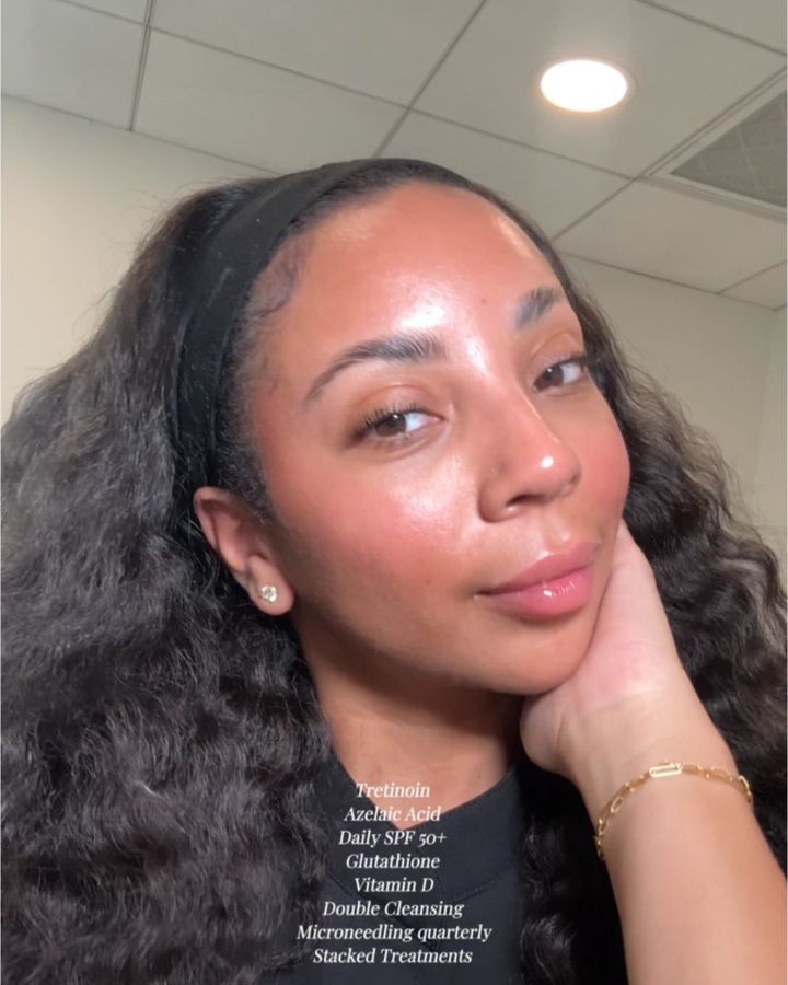 Instagram reel: Her skin non-negotiables